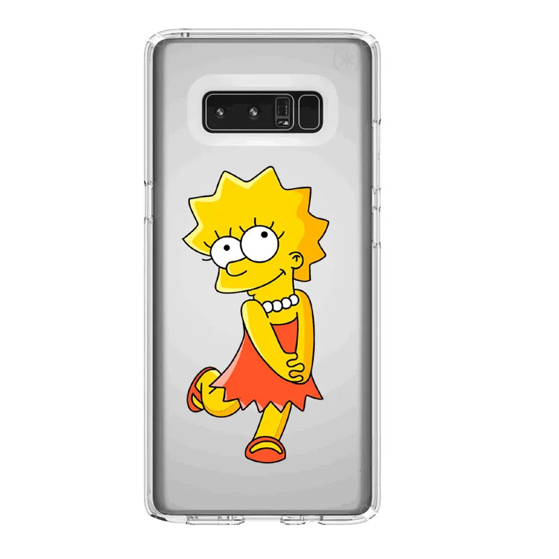 TPU Симпсон ТПУ мягкий чехол для samsung A30 A50 S10LITE S6 S9 S7 S8 S9PIUS S7EDGE 2018A8 A6 NOTE9 NOTE8 A8PIUS A6PIUS - Цвет: TPU