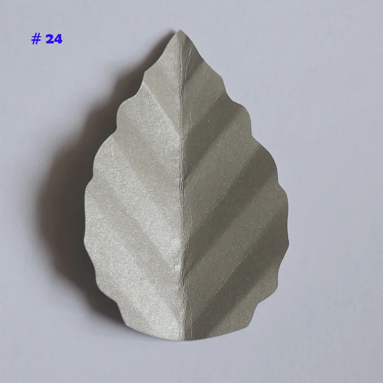 No 24 Искусственные цветы оставьте Fleurs Artificielles фон матч листья гигантские бумажные листья Свадебная вечеринка Декор Baby Shower детская - Цвет: No 24