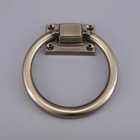 1x vintage ring door knocker chair handles furniture hardware drawer drop ring pull knob bronze tone ring pull