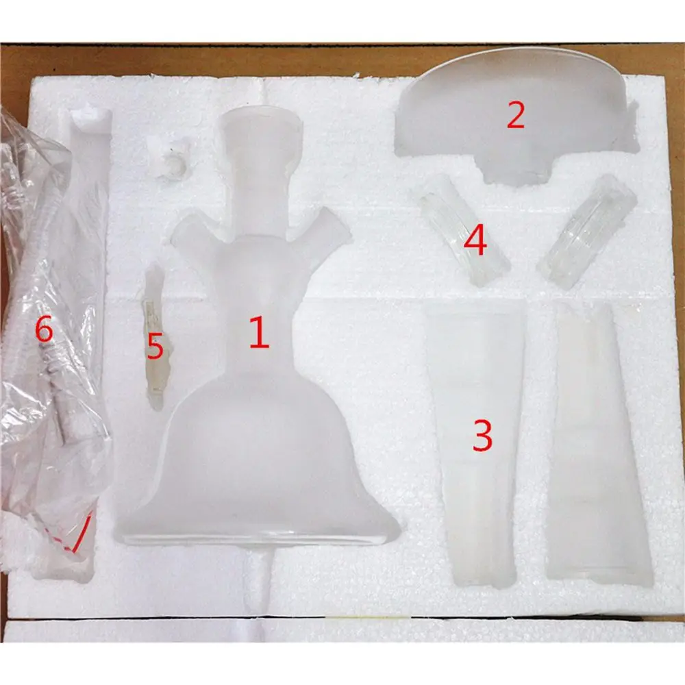 Frosted Design Glass Hookah Shisha Water Pipe Complete Set for Tobacco Nargile Sheesha Accessories |