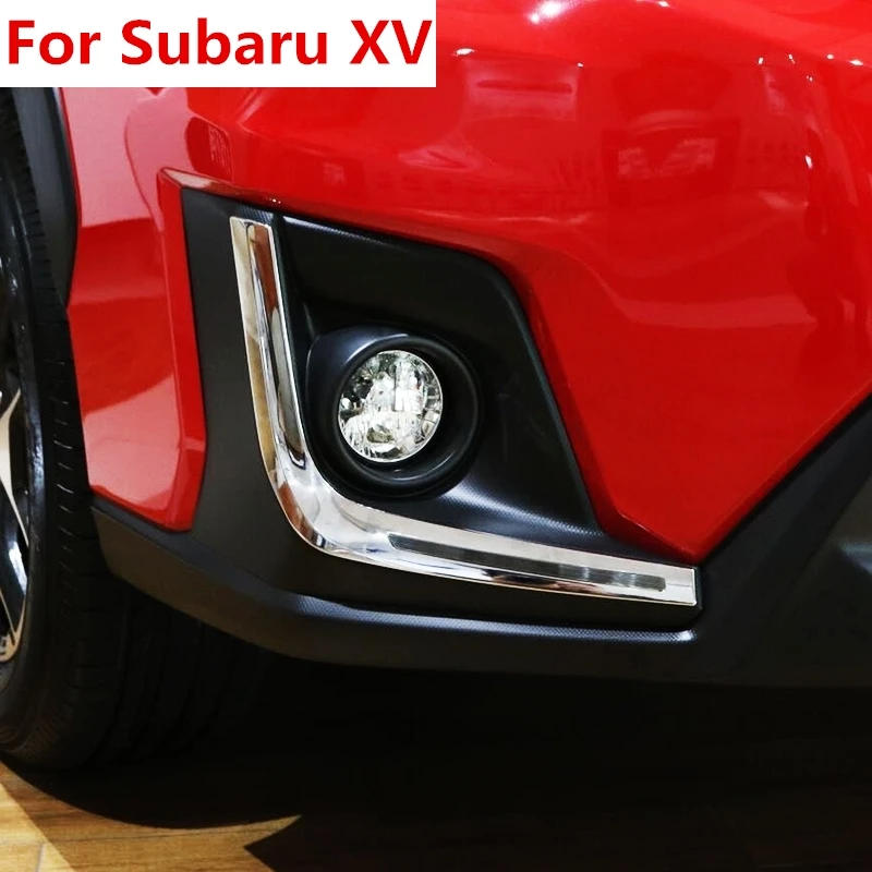 Новые автомобильные аксессуары для Subaru XV хэтчбек 5 дверей 2017 2018 АБС хром передняя