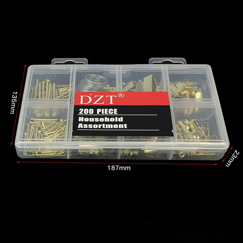 200 шт./компл. фоторамки висит комплект ассортимент подвески для картин крючки