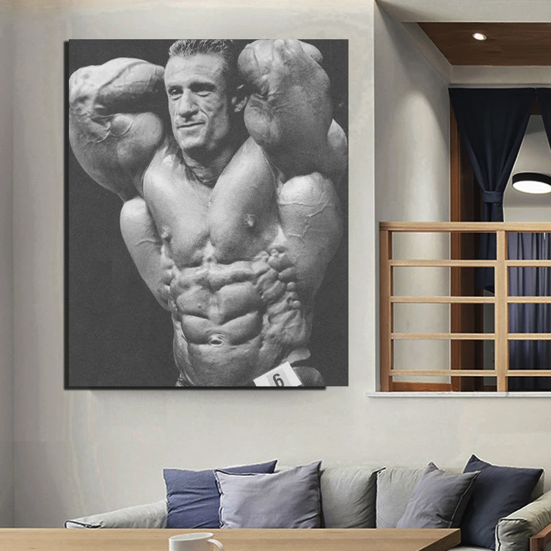 011 Дориан яутс-английский постер для бодибилдинга Mr Olympia 14 "x 17" | Дом и сад