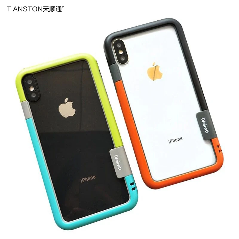 Для iphone X 6 6s 7 8 plus, чехлы, бампер, гибридный Цвет, TPU PC, чехол для телефона apple 6 6s, милый, двойной цвет, Coque Capa, без веревки