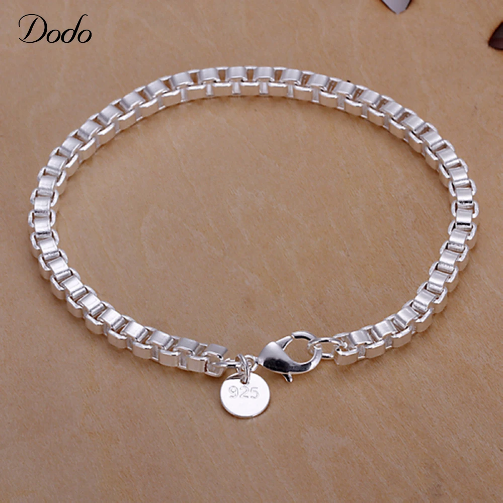 Додо ПР стиль ссылка браслет для Для женщин Dropshipping Серебряный Цвет Jewelry Интимные