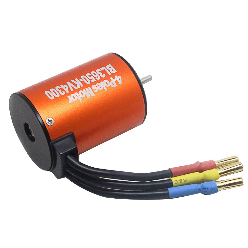 Водонепроницаемый B3650 4300KV бесщеточный мотор w/60A ESC комбо набор для 1/10 RC автомобилей Высокое качество RC автомобилей запчасти игрушки для детей