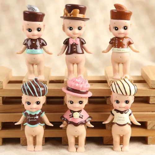 10 компл./лот Kewpie кукла Sonny Angel Baby набор игрушек День Святого Валентина шоколадная