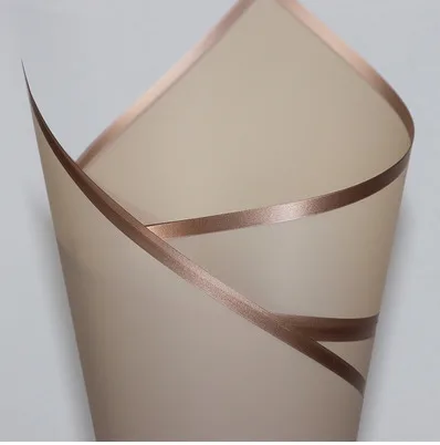 khaki 20 шт./лот Золотая граница Джейн коробка желе пленка оберточная бумага для цветов Ремесло флорист поставки утолщенные 5 шелк водонепроницаемый DIY подарочная упаковка - Цвет: khaki