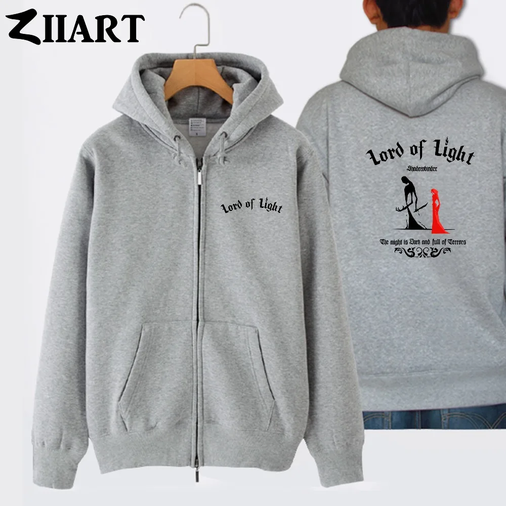 Melisandre Red Woman lord of light shadowbinder the night is dark and full terrors boy man male zip hooded Coats Jackets | Мужская