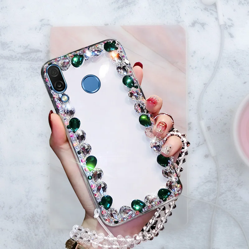 Для HUAWEI y9 2019 Мода не падает Роскошный декор посылка край проникновения мобильный