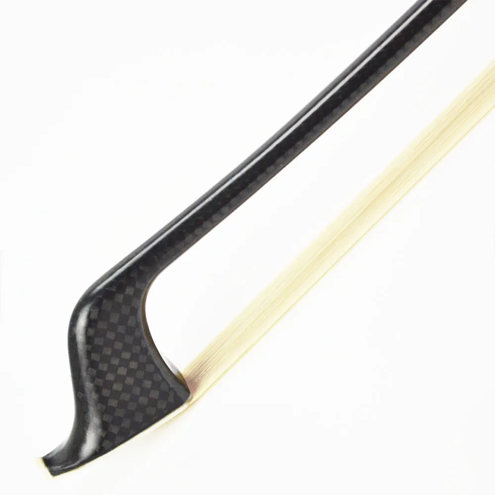 Полный 4/4 Размер алмазное углеродное волокно Французский двойной бас бант