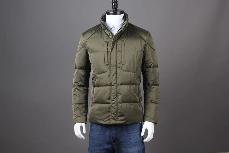 Vetement homme, мужское пуховое пальто, мужские зимние парки, короткая куртка snowimage, зеленый цвет, большие размеры xxxl, низкая цена