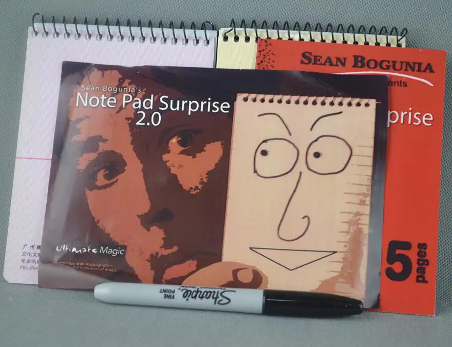 Блокнот с сюрпризом 2 0 волшебные трюки волшебник крупным планом аксессуары для