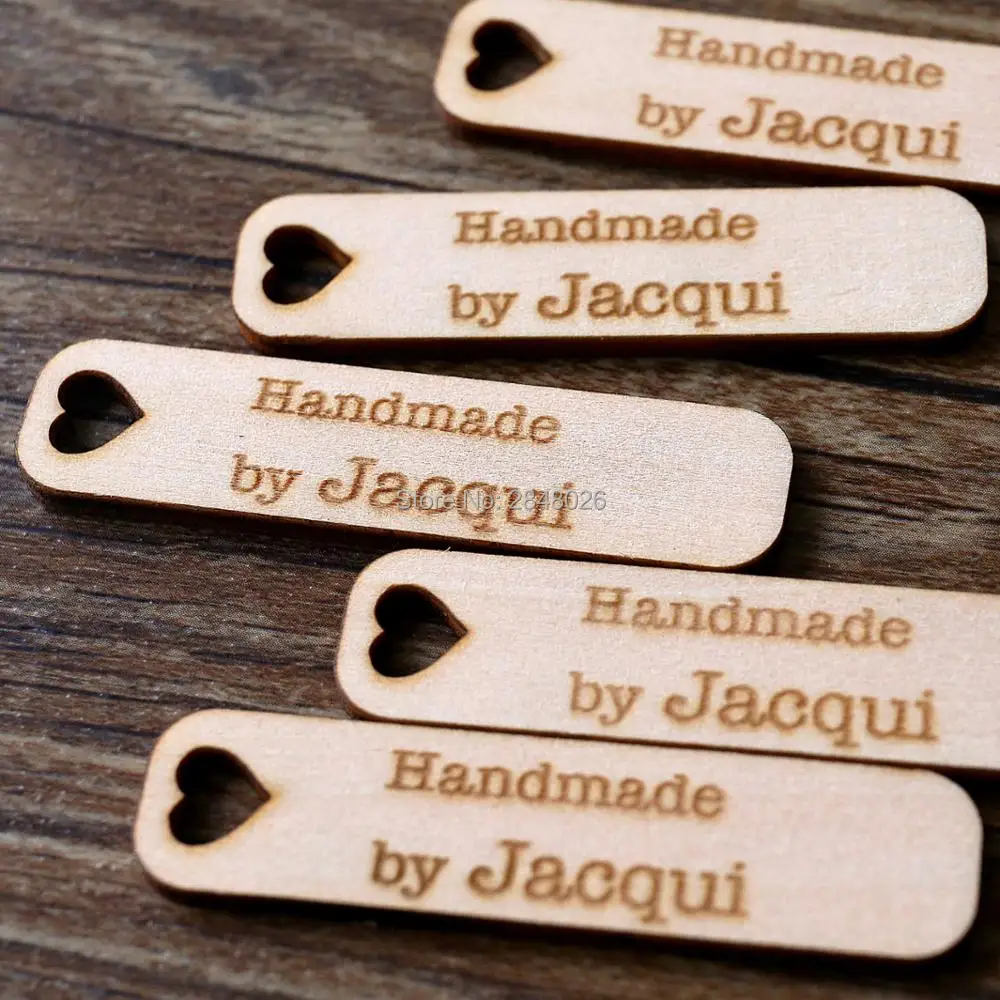 Индивидуальные Пришивные деревянные Этикетки. Деревенский Свадебный декор