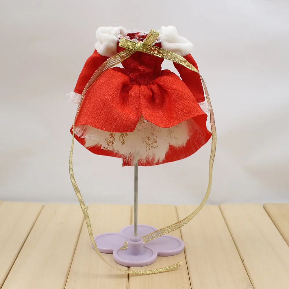 Blyth кукла только платье рождественское платье|for dolls|dress for dollssuit doll |