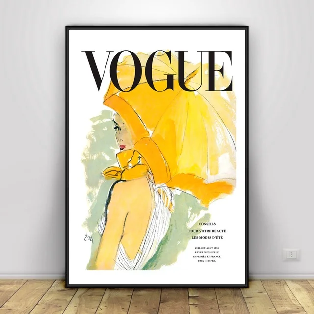 Vogue холст картина искусство печать плакат стены современный минималистский