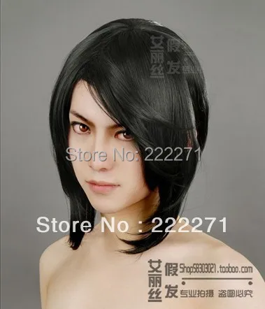 Бесплатная доставка аниме Bleach улькиора шиффер косплей короткие черный волос