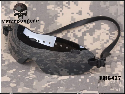 Emerson страйкбол тактический военный Открытый Мотоцикл ветрозащитный BOOGIE регулятор очки охотничьи очки черный прозрачный - Цвет: BLACK