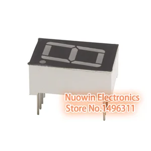 10 шт. 7 сегмент общий анод 1 бит цифровой светодиодной лампой 0,56 