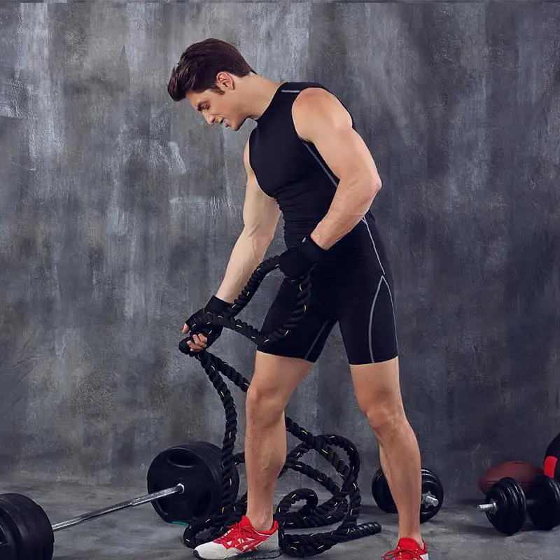 Мужской профессиональный набор для фитнеса Быстросохнущий Спортивный топ +