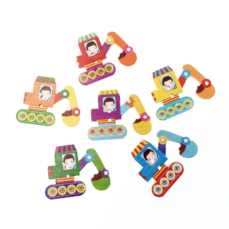 50 шт. деревянные пуговицы для детской одежды | Дом и сад