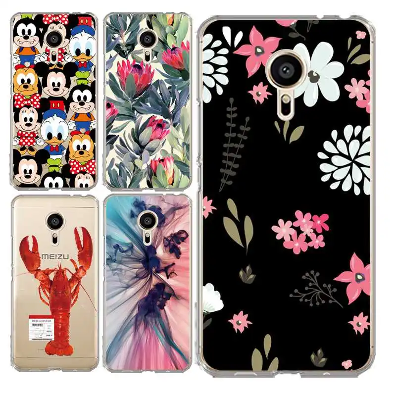 Мягкий прозрачный чехол из ТПУ с изображением лобстера для meilan MX6 pro6 U20 U10 A5 M5 M5S E E2