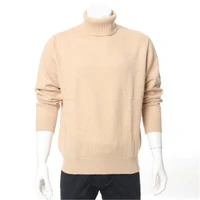 high grade 100goat cashmere thick knit men fashion turtleneck pullover sweater h straight neutral color s2xleur