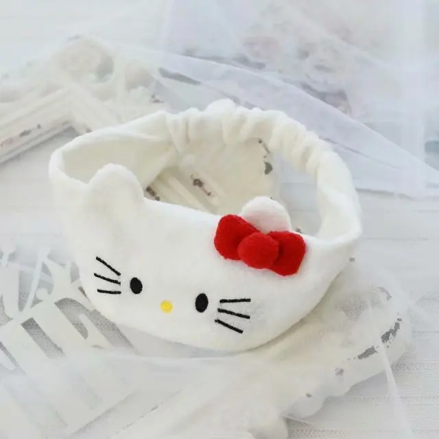 1 шт. мультяшная my melody cinnamoroll плюшевые ободки для волос повязка на голову для девочек Детская широкая лента для волос аксессуары