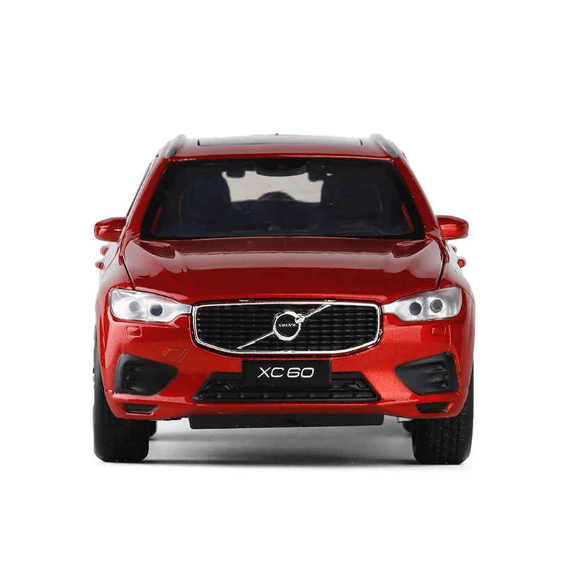 Новая модель 1/32 XC60 имитация внедорожника модель 6 открытые двери, звук и свет функция эха игрушечный автомобиль детская коллекция - Цвет: Красный