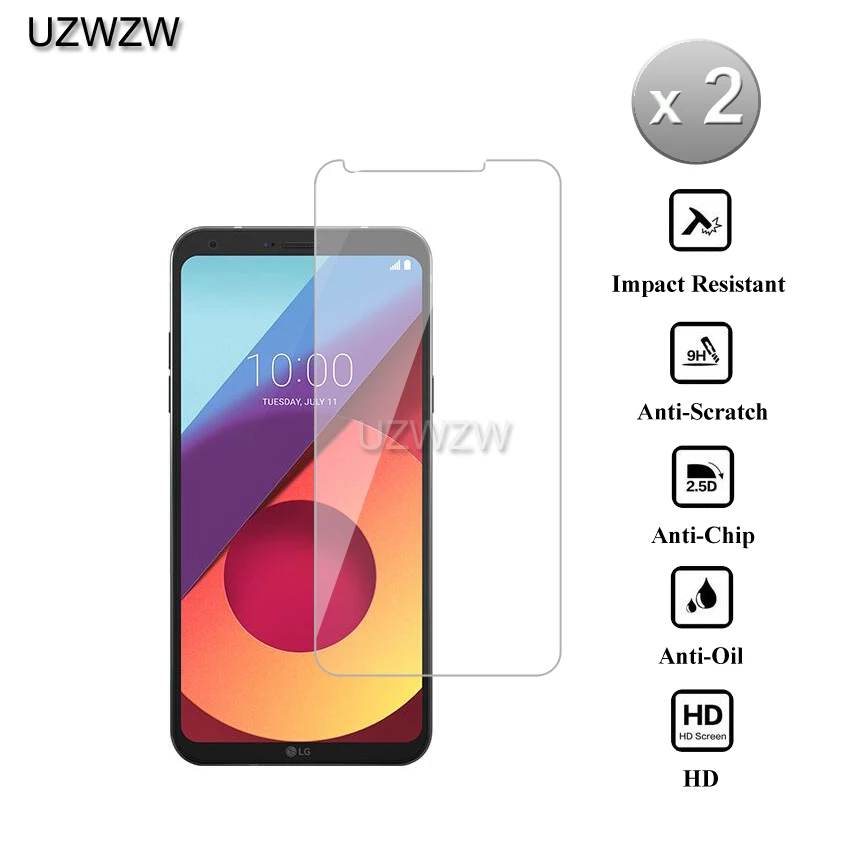 2 шт для LG Q6 стекло 2.5D 0,26 мм Премиум защитное закаленное стекло для LG Q6 Защитная пленка для экрана
