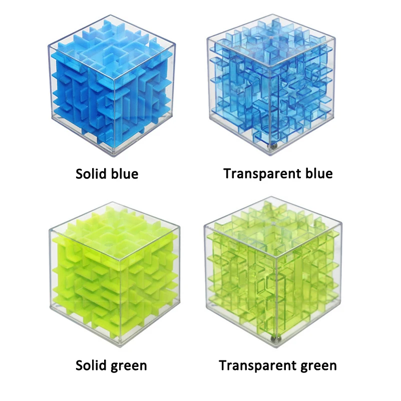 Мини 3D лабиринт Магический кубик головоломка Лабиринт катящийся шар cubos magicos