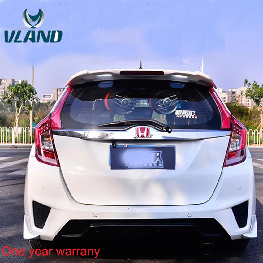 Автомобильный задний фонарь VLAND для Honda FIT 2014 2015 2016 2017 светодиодный Jazz GK5 дизайн RS|led
