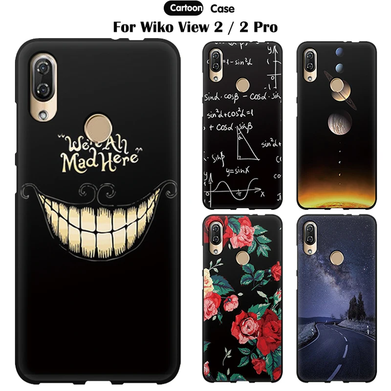 Мягкий чехол EiiMoo из ТПУ для Wiko View 2 Plus Pro силиконовый мультяшный чехол-накладка View2