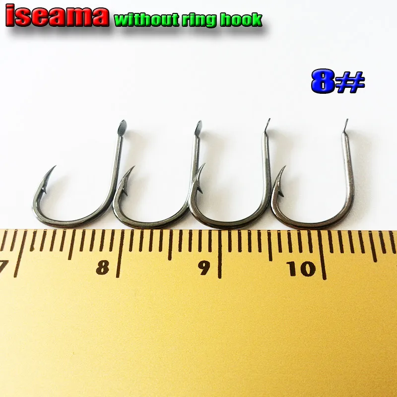 Рыболовные Крючки iseama из высокоуглеродистой стали Размер 8 # количество 1000 шт./лот