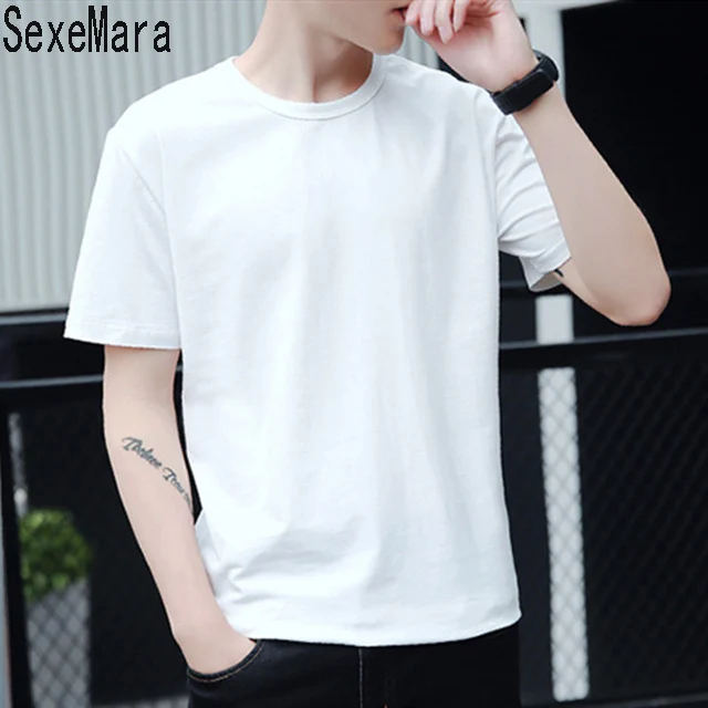 Бесплатная доставка Лидер продаж новинка Мужская футболка с короткими рукавами