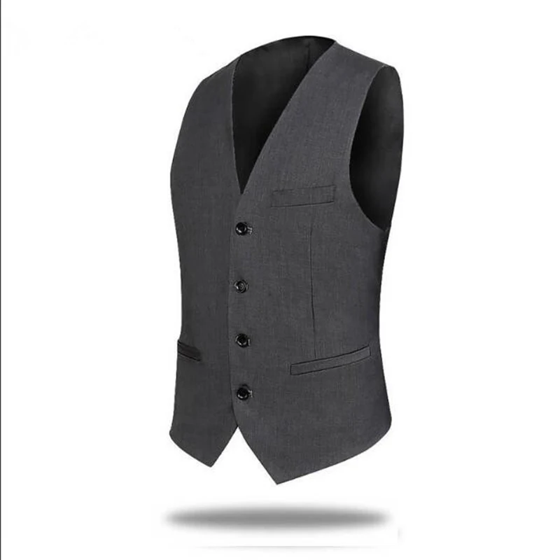 Высокое качество Новое поступление модные мужские жилеты приталенный мужской