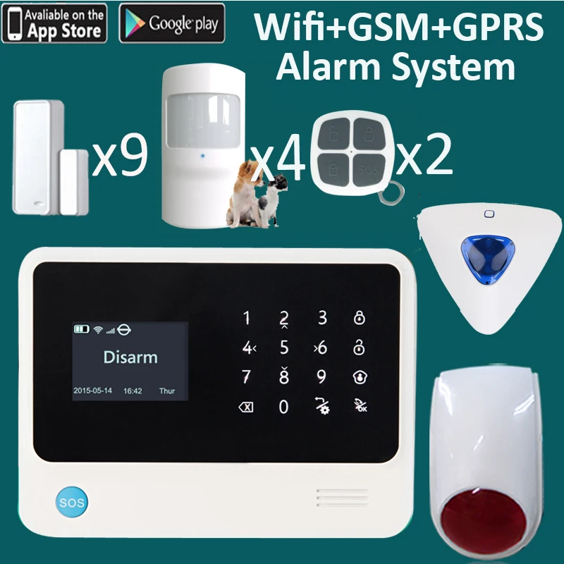 Приложение Wi Fi GRPS push alarm оповещение бесплатная доставка домашний магазин