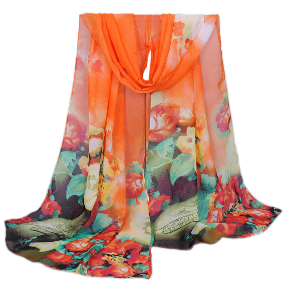 Fashion Chiffon Scarf Scarves Long Warm Wrap Women Soft scarf Ladies Shawl Stylish soft scarves for women cachecol A9 | Аксессуары для