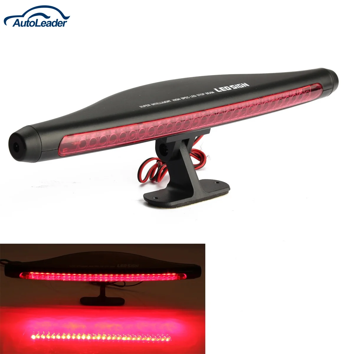 Красный 28 светодиодный автомобиль Автомобильные стоп-сигналы третьей 3RD задний