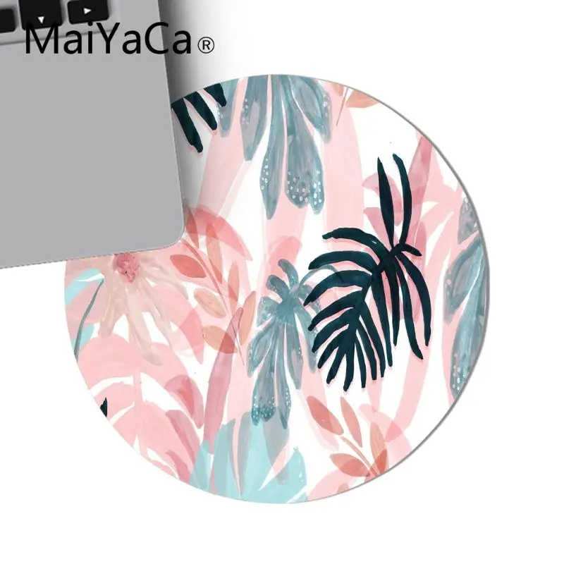 Игровой коврик для мыши Maiyaca с тропическими листьями 22x22 см | Компьютеры и офис