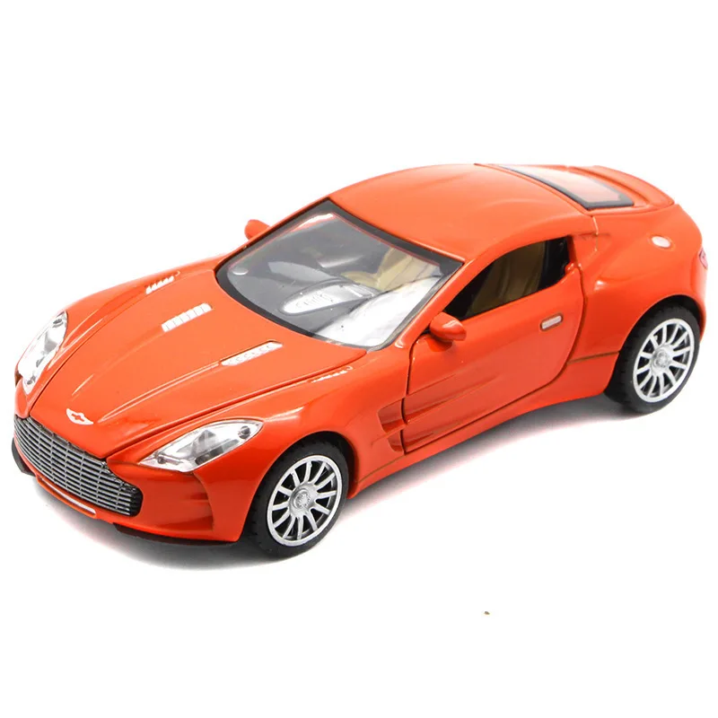 Супер гоночный автомобиль Aston Martin 1:32 сплав литье под давлением шесть модель двери