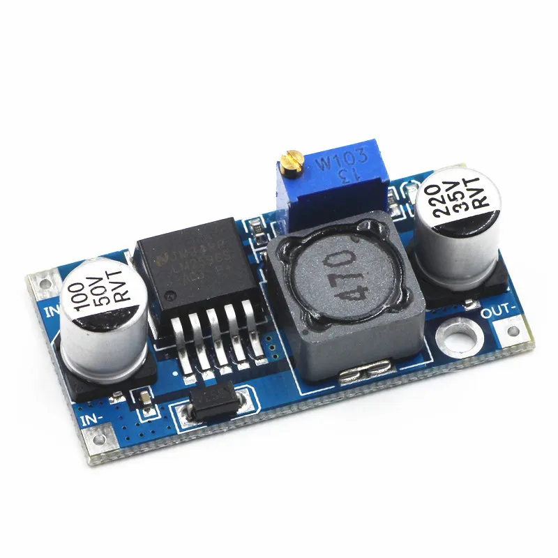 Регулируемый понижающий модуль питания LM2596 LM2596S DC 4 5 40V|power supply|supply powermodule lm2596 |