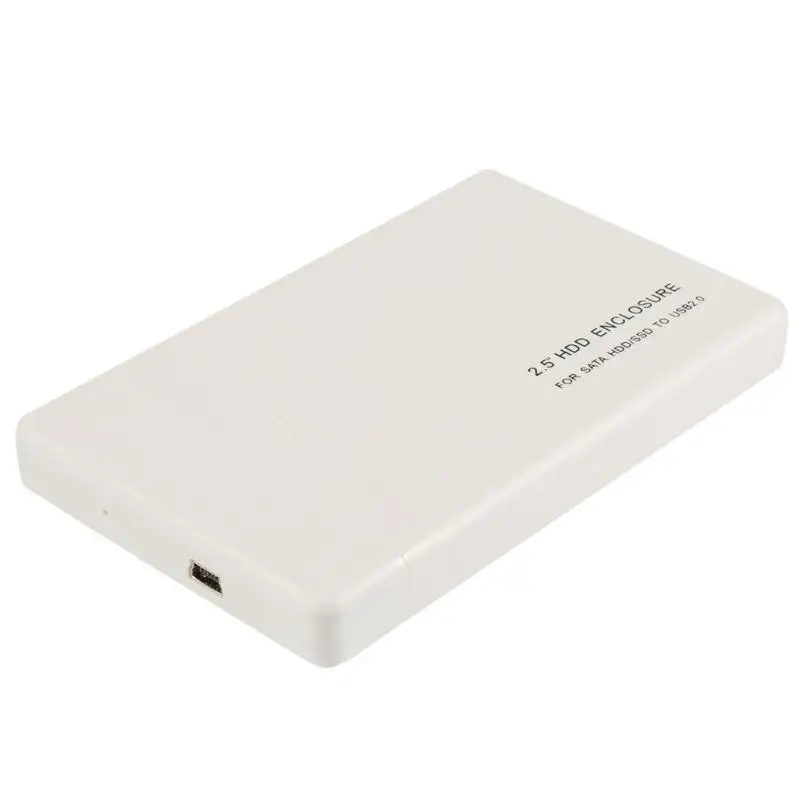 2,5 дюймов USB 2,0 SATA коробка для жесткого диска компьютера Корпус для внешнего жесткого диска Инструменты привод Поддержка 3 ТБ для ноутбука/Тетрадь