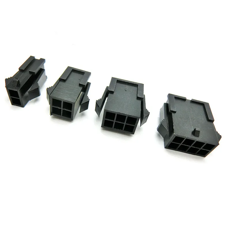 10 шт. 3 0 мм Micro Fit Штекерный корпус 2 Pin 4 6 8 12 14 16 18 20 22 24 P двойное крепление на панели