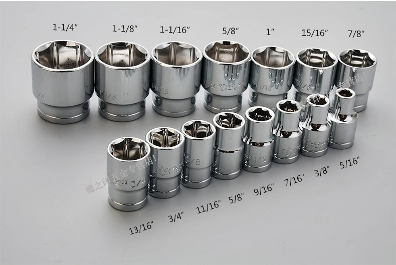 Встряхнуться инструмент 12 5 мм 1/2 &quotdr. 6pt sae/дюйма гнездо ключи дюймовый стандарт