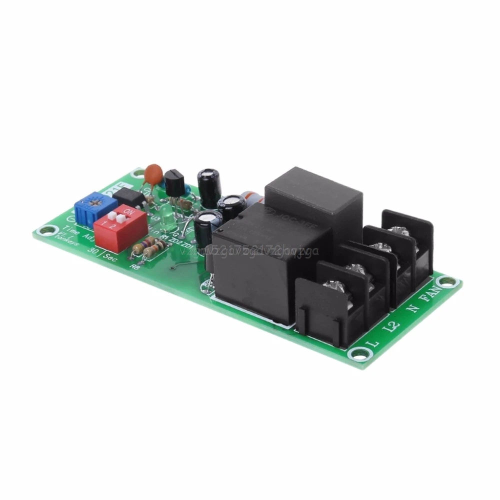 AC100V 220V регулируемый таймер Управление триггерный релейный модуль задержка