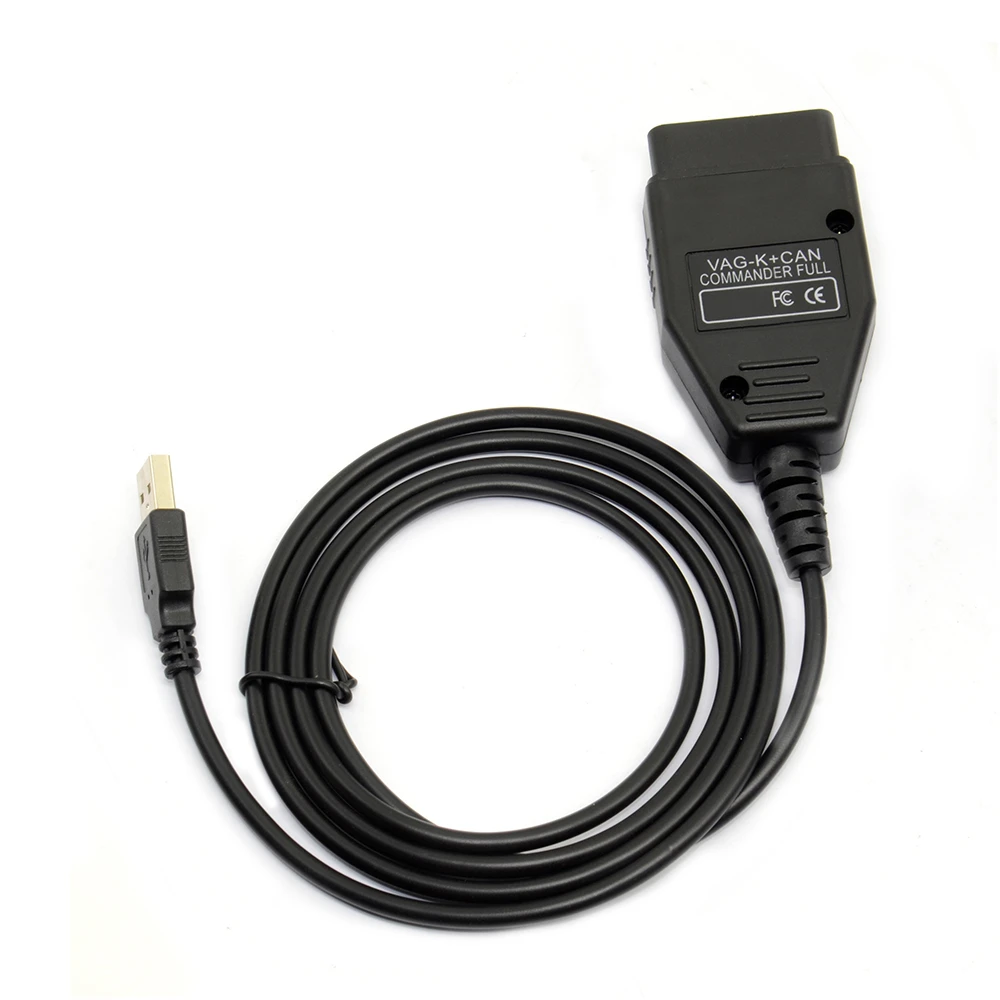 Диагностический кабель OBD2 с чипом Super VAG K + CAN Commander 1 4 и FTDI FT232RL PIC18F258 для VW / AUDI SKODA SEAT