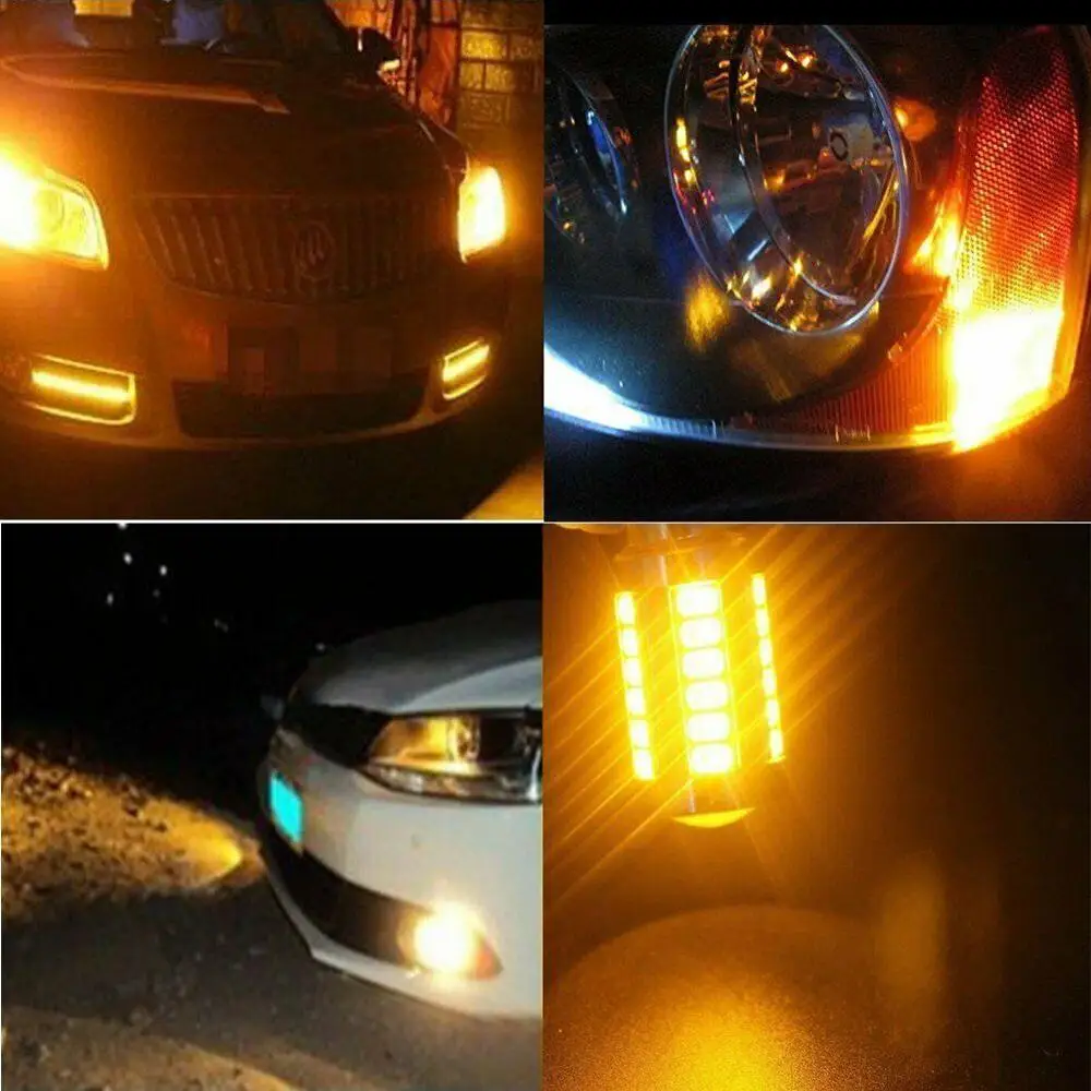 4 шт. Автомобильные светодиодные лампы 1157 BAY15D 1156 BA15S P21W 33 задние тормозные Авто 5730