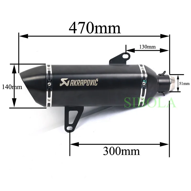XMAX250 XMAX300 Мотоцикл выхлопная труба akrapovic Slip-on для Yamaha X MAX 250 XMAX 300 средняя звеньевая труба полная система сталь