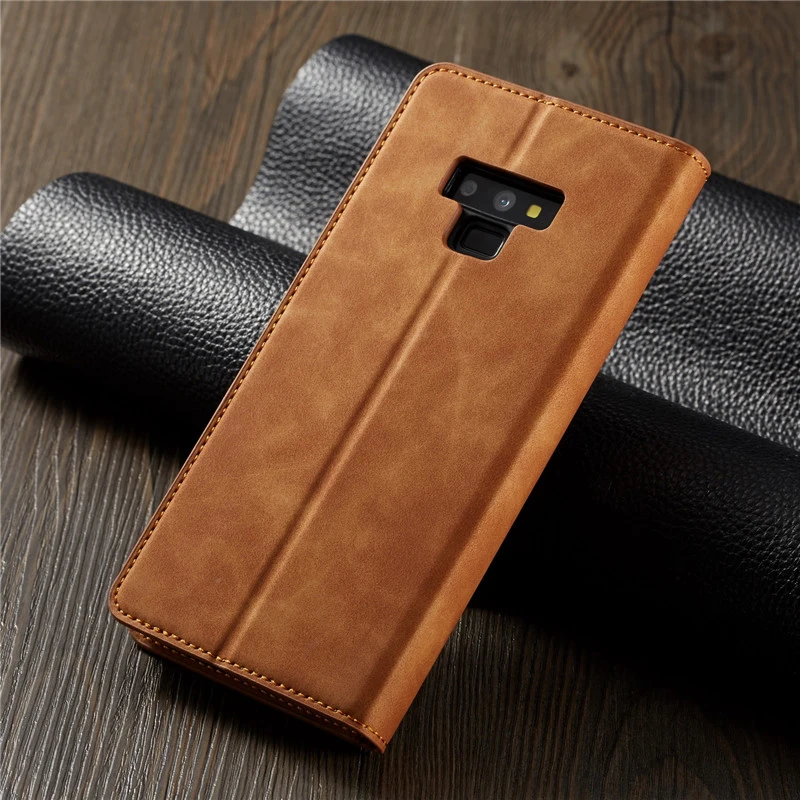 Роскошный кожаный чехол Note9 для samsung Galaxy Note 9, Магнитный кошелек, флип-держатель для карт, подставка для книг, сумка 360, защитный чехол Carcasa